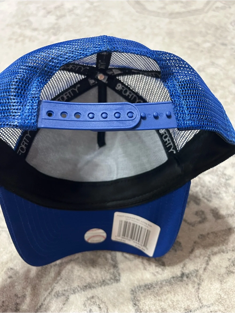 CHICAGO CUBS LOGO TRUCKER 9FIFTY SNAPBACK CAP ROYAL BY NEW ERA